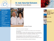 Tablet Screenshot of dr-schramm-forchheim.de